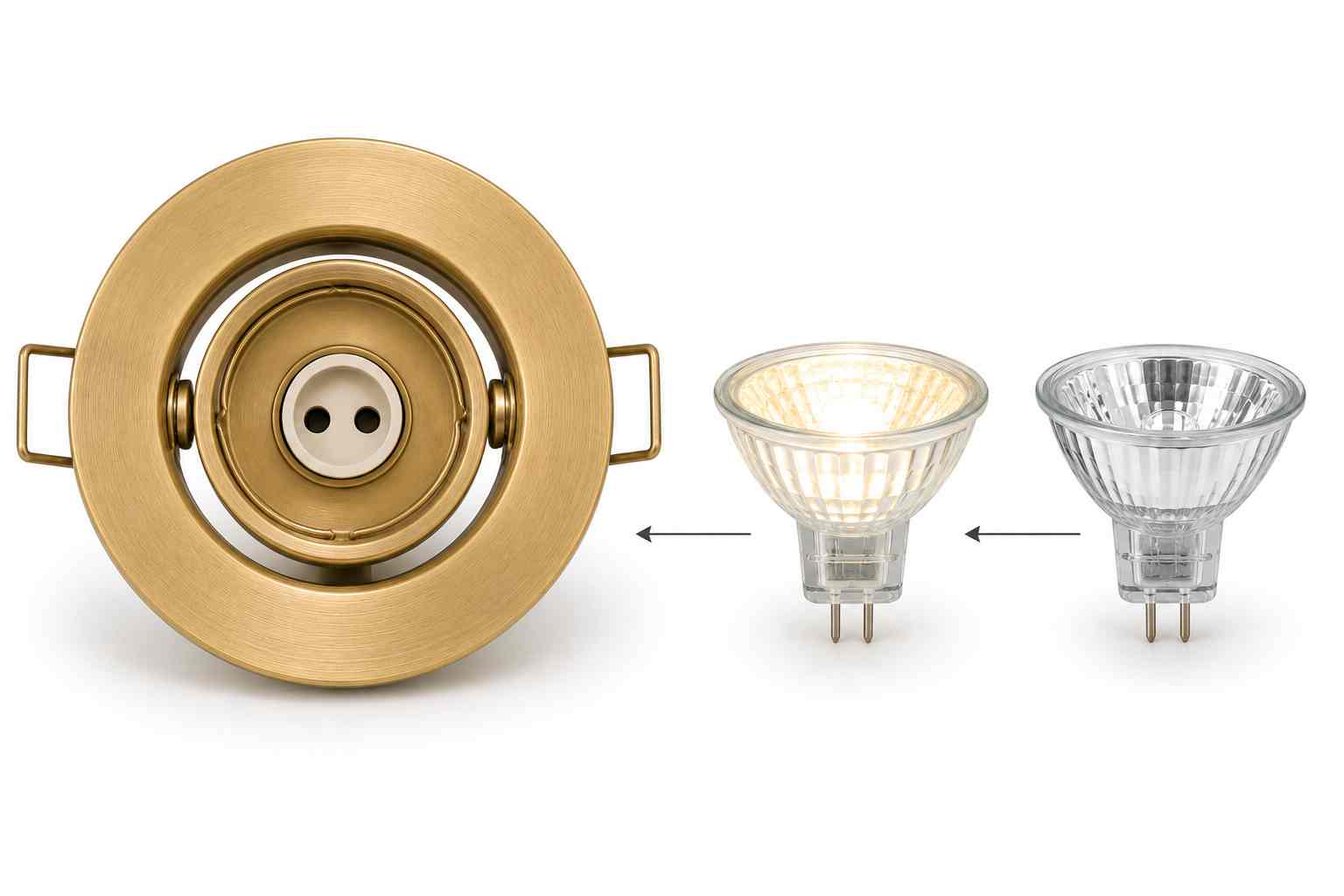 ARGUS CT-2115-BR/M matná mosaz - patice Gx5,3 LED nebo halogen 12V
